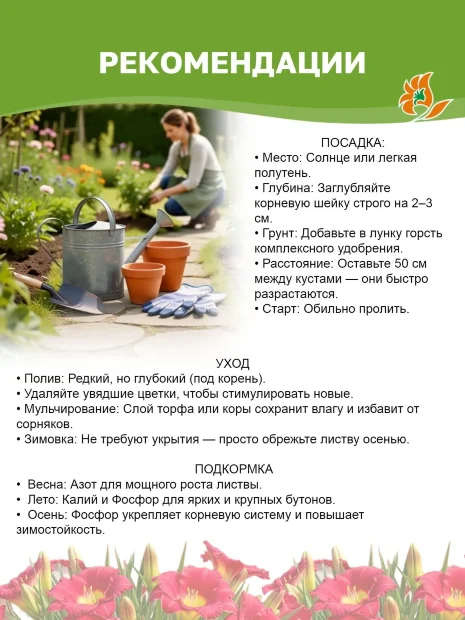 Лилейник Бамбу Блэки